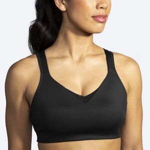 Brooks Drive Convertible Sports Bra in Black Size 32 D